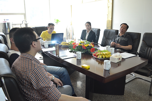 山東黃河集團就公司供水技術前來考察參觀