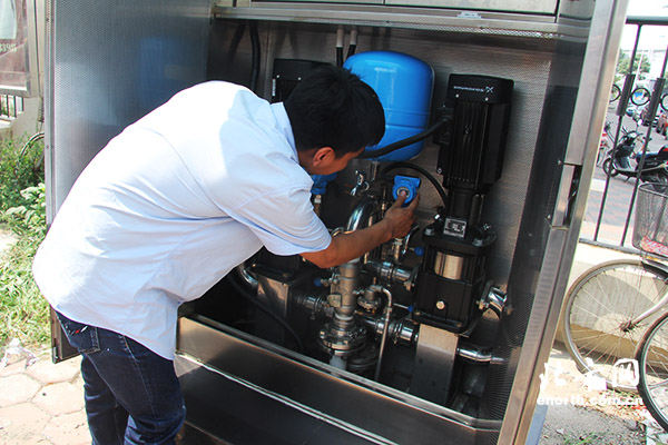 小區(qū)經(jīng)過供水設(shè)備改造后壓力穩(wěn)定